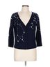 Moth 100% Wool Blue Moth Wool Cardigan Size L - photo 1