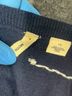 Moth 100% Wool Blue Moth Wool Cardigan Size L - photo 6
