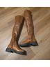 Charles David 100% Synthetic Solid Brown Boots Size 6 - photo 9