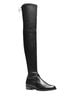 Stuart Weitzman 100% Leather Black Boots Size 6 1/2 - photo 1