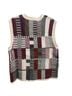 Pol Print Multi Color Sweater Vest Size M - photo 2
