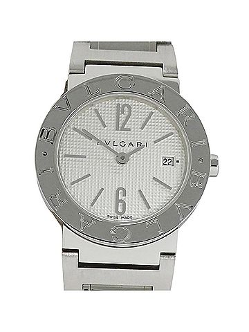 Bvlgari Bulgari BVLGARI Women's Watch, Brand: Date Quartz QZ Stainless Steel SS BB26SS Silver White (view 2)