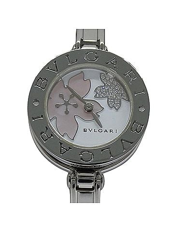 Bvlgari Bulgari BVLGARI Women's Watch, B-zero1 Mediterranean Garden Diamond Quartz Stainless Steel BZ22S BZ22FDSS Bangle (view 2)