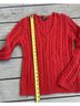 Ralph Lauren 100% Cotton Solid Red Pullover Sweater Size L - photo 5