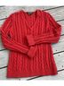 Ralph Lauren 100% Cotton Solid Red Pullover Sweater Size L - photo 8
