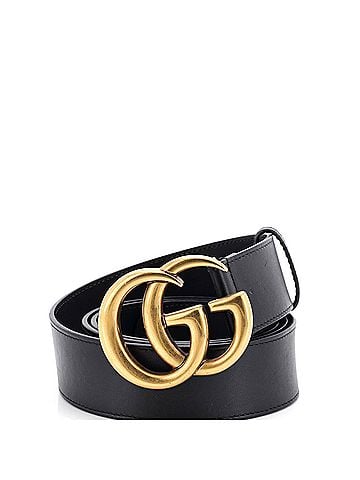 Gucci GG Marmont Belt Leather Wide (view 1)