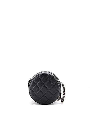 Chanel Round Clutch with Chain Quilted Caviar Mini (view 2)