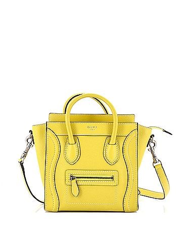 Céline Luggage Bag Grainy Leather Nano (view 1)