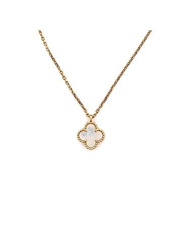 Van Cleef & Arpels Sweet Alhambra Pendant Necklace 18K Yellow Gold and Mother of Pearl (view 1)