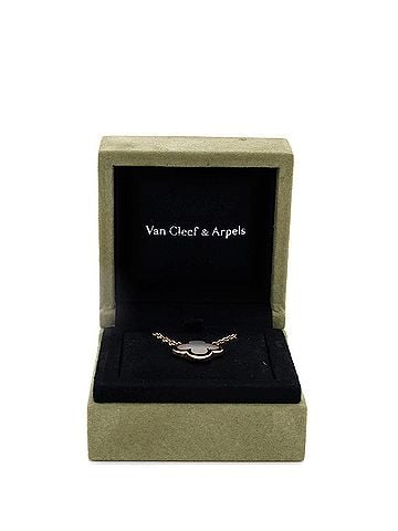 Van Cleef & Arpels Pure Alhambra Pendant Necklace 18K Yellow Gold and Mother of Pearl (view 2)