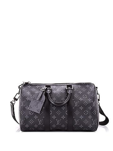 Louis Vuitton Keepall Bandouliere Bag Reverse Monogram Eclipse Canvas 35 (view 1)