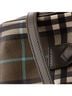 Burberry 100% Coatead Canvas Green Bowling Bag Check E-Canvas Mini One size - photo 6