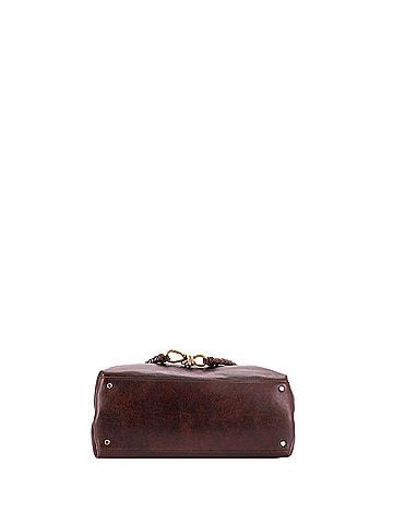 Bottega Veneta Ciao Ciao Top Handle Bag Leather with Intrecciato Detail Medium (view 2)