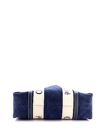 Chloé Woody Tote Suede with Canvas Medium (view 2)