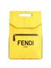 Fendi 100% Leather Yellow Day Pack Backpack Leather One size - photo 1