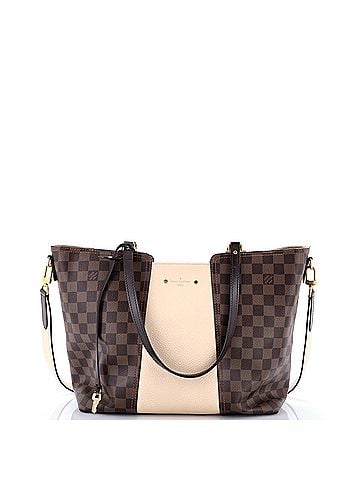 Louis Vuitton Jersey Handbag Damier with Leather (view 1)