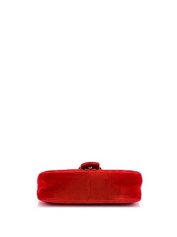 Gucci GG Marmont Flap Bag Matelasse Velvet Small (view 2)