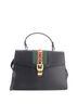 Gucci 100% Leather Black Sylvie Top Handle Bag Leather Medium One size - photo 1