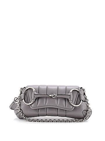 Gucci Horsebit Chain Shoulder Bag Vertical Quilted Leather Small (view 1)