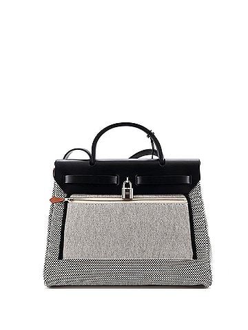 Hermès Herbag Zip Criss Viking Toile and Leather 31 (view 2)