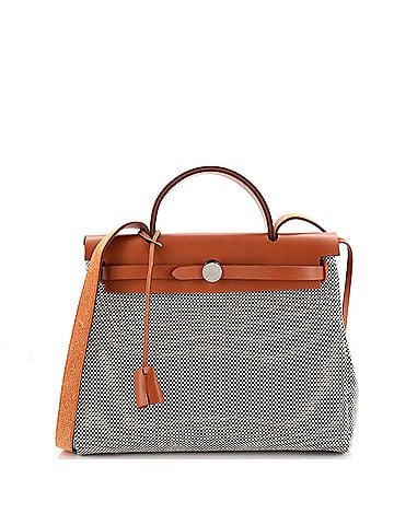 Hermès Herbag Zip Criss Viking Toile and Leather 31 (view 1)