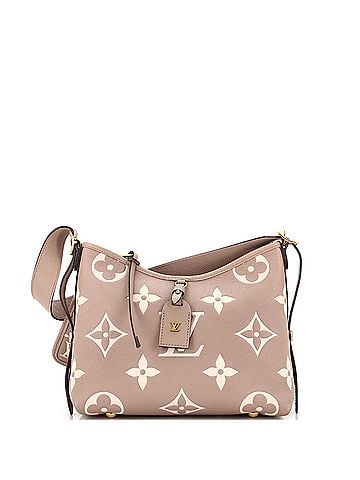 Louis Vuitton CarryAll Hobo Bicolor Monogram Empreinte Giant PM (view 1)