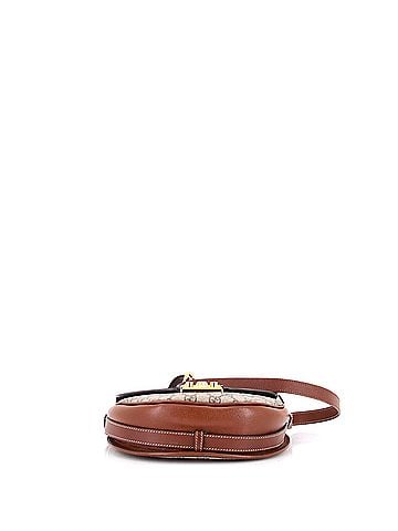 Gucci Padlock Saddle Shoulder Bag GG Coated Canvas and Leather Small (view 2)