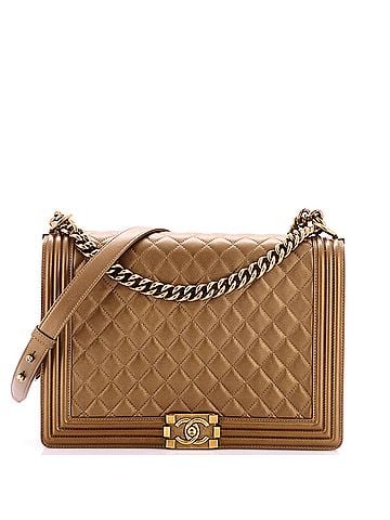 Chanel Boy Flap Bag Quilted Calfskin Large (view 1)