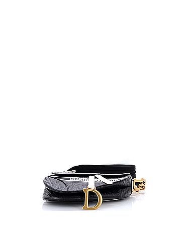 Christian Dior Saddle Handbag Oblique Embossed Calfskin Medium (view 2)