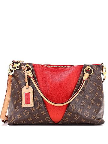 Louis Vuitton V Tote Monogram Canvas and Leather MM (view 1)