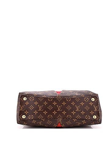 Louis Vuitton V Tote Monogram Canvas and Leather MM (view 2)