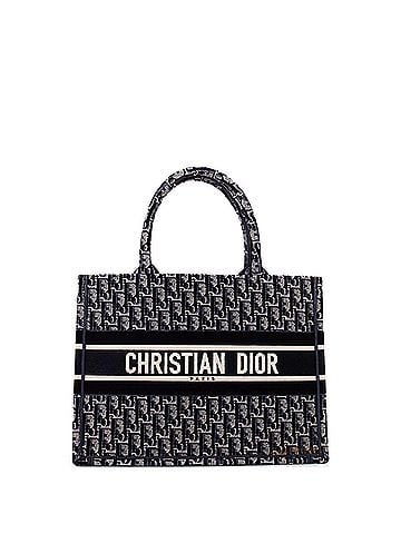 Christian Dior Book Tote Oblique Velvet Small (view 1)
