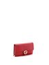 Gucci 100% Leather Red Interlocking Wallet on Chain Leather One size - photo 3