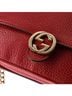 Gucci 100% Leather Red Interlocking Wallet on Chain Leather One size - photo 6