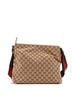 Gucci 100% Canvas Plain Brown Front Pocket Web Messenger GG Canvas Medium One size - photo 4