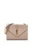 Saint Laurent 100% Leather Tan Classic Monogram Envelope Satchel Mixed Matelasse Leather Medium One size - photo 1