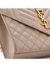 Saint Laurent 100% Leather Tan Classic Monogram Envelope Satchel Mixed Matelasse Leather Medium One size - photo 6