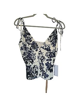 Reformation Cluny Top in Madame Vintage
Floral Navy Cream Sleeveless Blouse (view 1)
