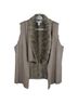 Magaschoni 100% Polyester 100% Acrylic Brown Vest Size L - photo 1