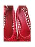 Augusta 100% Leather Red Flats Size EU 37 - photo 3
