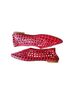 Augusta 100% Leather Red Flats Size EU 37 - photo 8