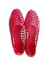 Augusta 100% Leather Red Flats Size EU 37 - photo 2