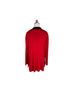 misook 100% Acrylic Solid Red Black Cardigan Size XL - photo 2