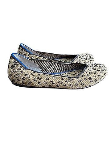 ROTHY'S Cheetah Print Round Toe Flats Flats (view 2)