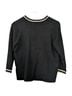 Adrianna Papell Solid Black Ivory Pullover Sweater Size M - photo 2