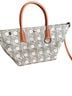 Tory Burch 100% Nylon Chevron-herringbone White Brown Tote One size - photo 1