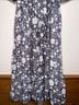Oliphant Floral Gray Purple Casual Dress Size M - photo 4
