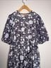 Oliphant Floral Gray Purple Casual Dress Size M - photo 3