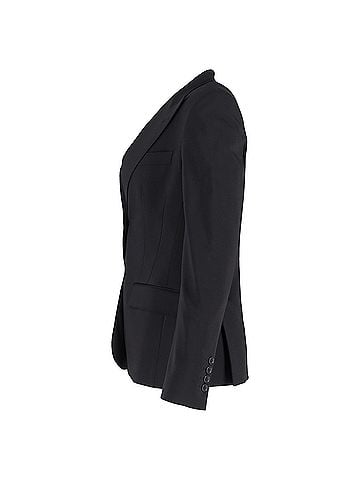 Dolce & Gabbana Dolce &amp; Gabbana Gabardine Turlington Blazer in Black Virgin Wool (view 2)