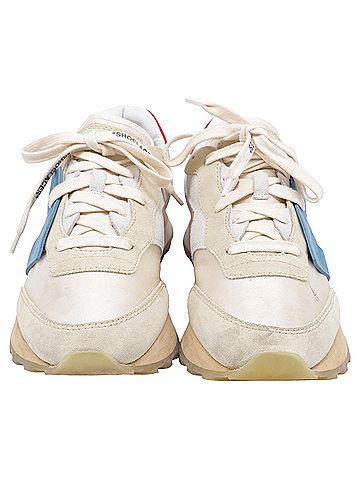 OFF-WHITE Off-White HG Runner Sneakers in White Polyester and Suede (view 2)